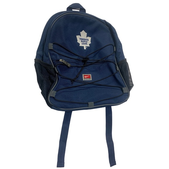 Toronto Maple Leafs Nike Team Backpack - Navy Blue - Kids/Youth Size - Picture 1 of 10